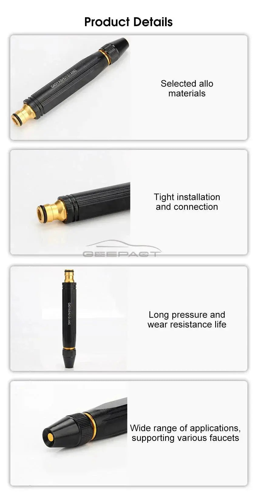 Portable Water Hose Nozzle ZahraSouq